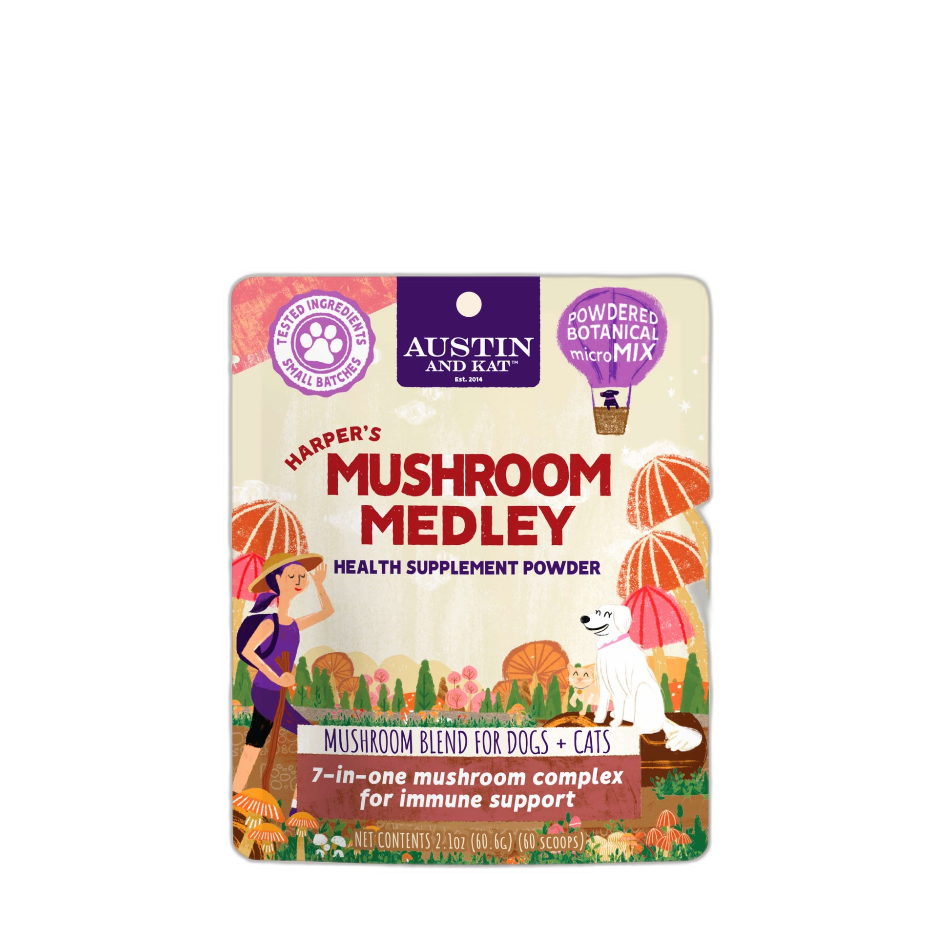 Austin and Kat Immunity Blend pet supplement