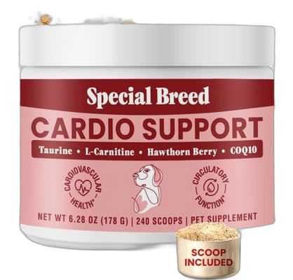Cardio Support Powder Heart Supplement for Dogs heart health supplement