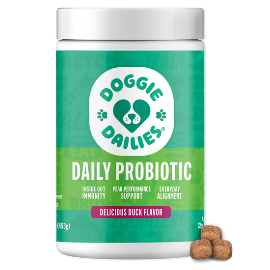 Doggie Dailies Advanced Probiotics for Dogs pet supplement