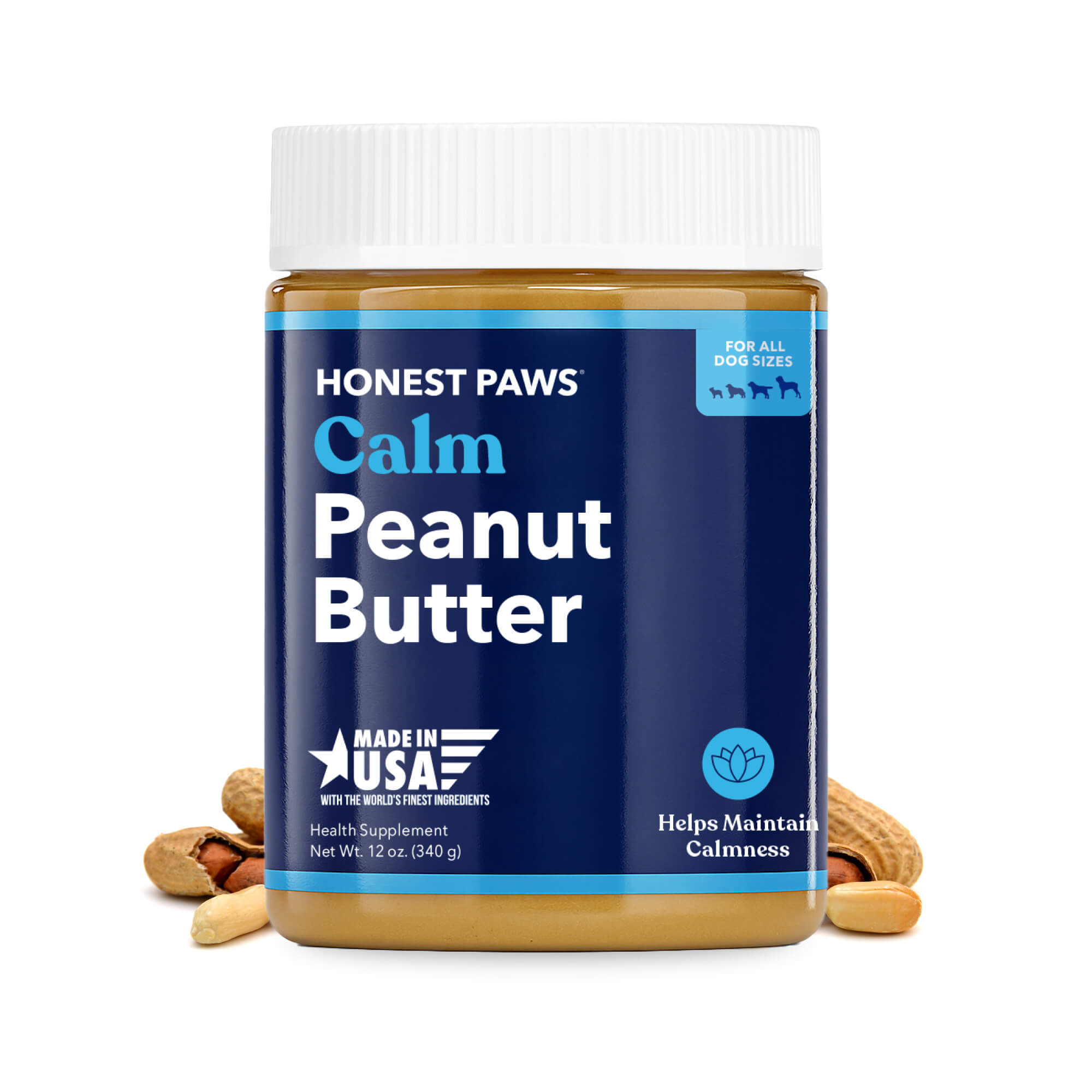 Honest Paws Calm CBD Peanut Butter for Dogs pet supplement
