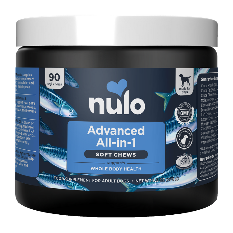 Nulo Functional Supplements Multivitamin for Dogs - Immune & Digestive Support - 90 Soft Chews by Nulo