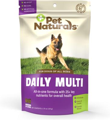 Pet Naturals of Vermont Daily Multi for Dogs - Comprehensive Vitamin & Mineral Support - 60 Chews by Pet Naturals of Vermont