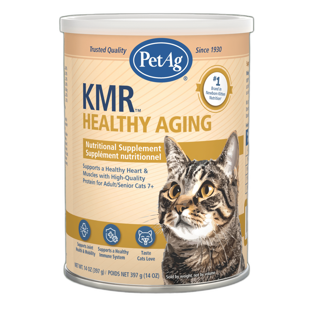 PetAg KMR Healthy Aging Milk Powder Supplement for Cats