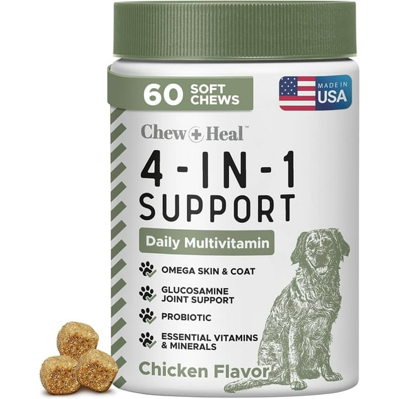40 in 1 Dog Vitamins and Supplements Chewable pet supplement