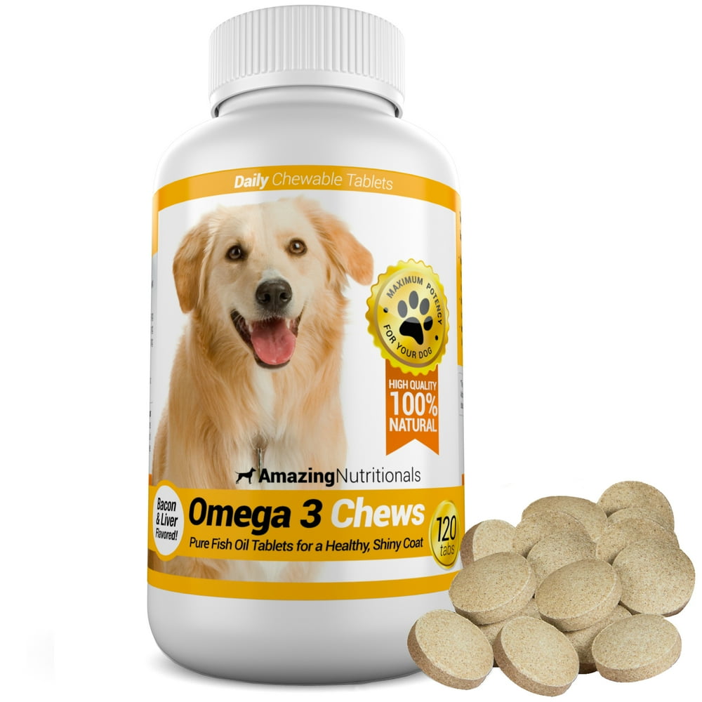 Amazing Nutritionals Omega-3 Fish Oil Chew Treats for Dogs by Amazing Nutritionals