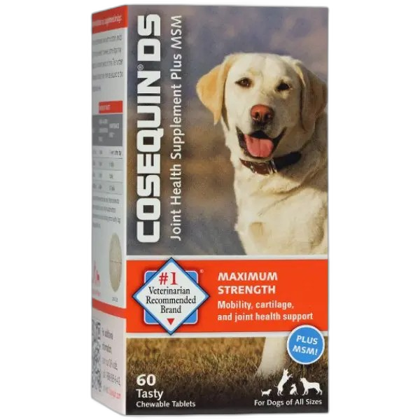 Cosequin Maximum Strength Plus MSM dog joint & mobility supplement