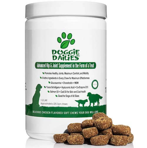 Doggie Dailies Glucosamine for Dogs pet supplement