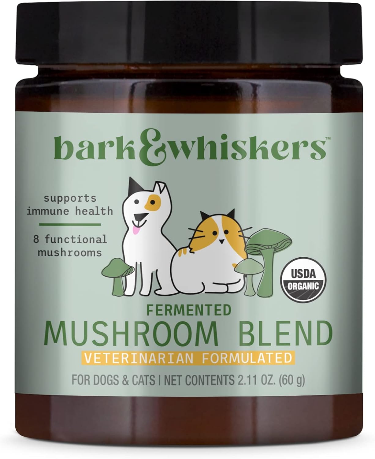Dr. Mercola Canine & Feline Organic Mushroom Complex Immune Support