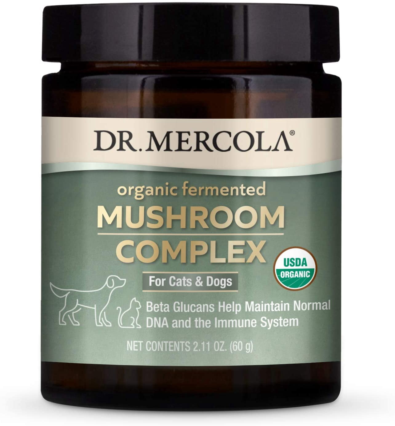 Dr. Mercola Mushroom Complex for Pets pet supplement