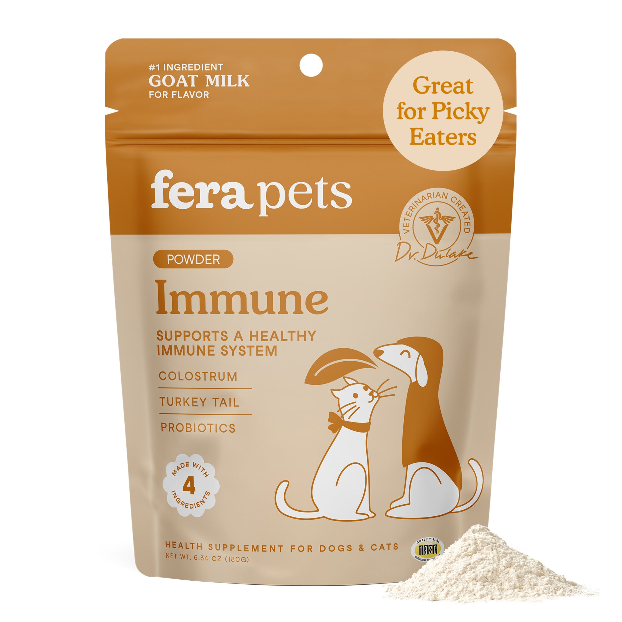 Fera Pet Organics Immune Support with Goat Milk