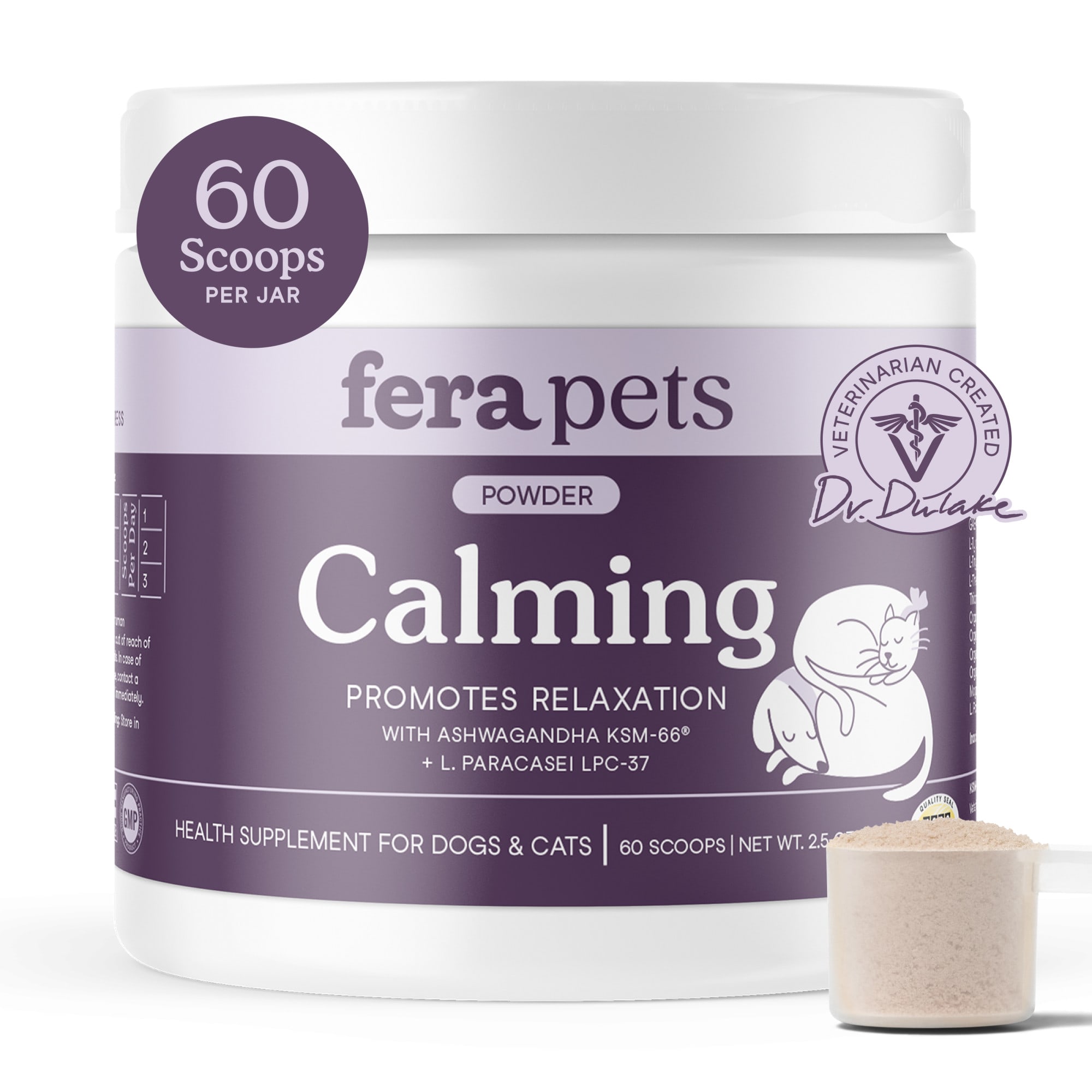 Fera Pet Organics Organic Calming Blend for Dogs & Cats - Powder Supplement