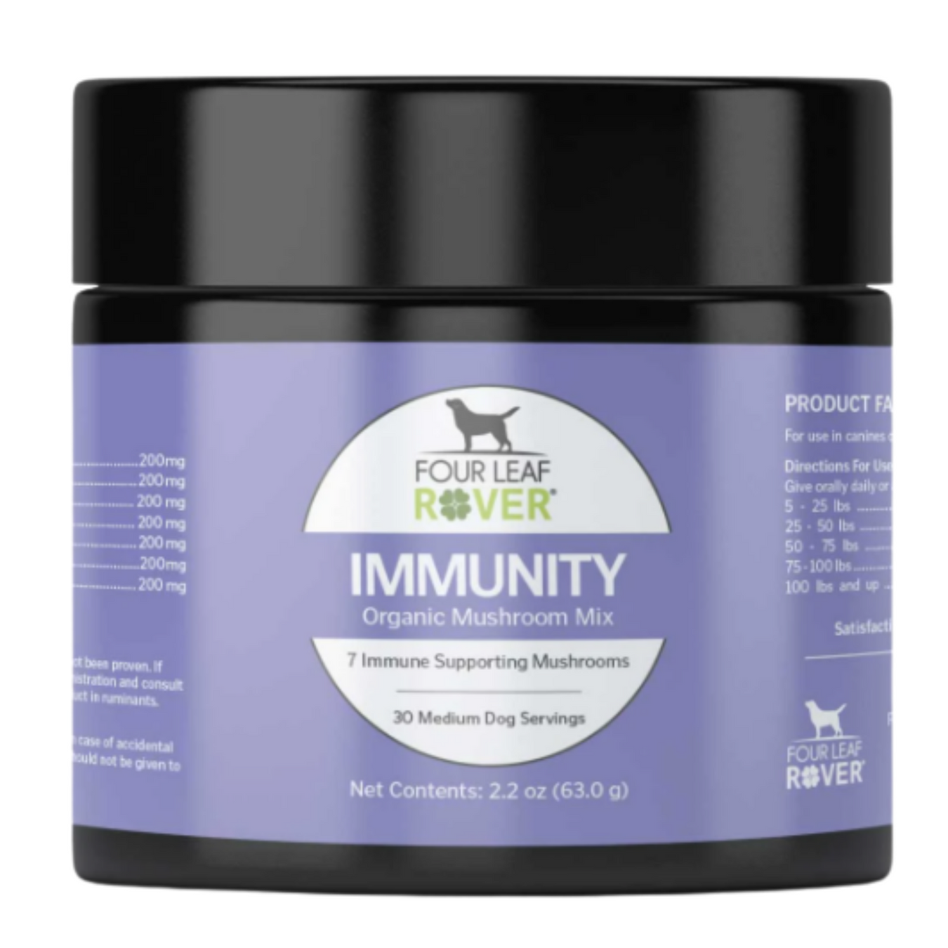 Four Leaf Rover Immunity Mushroom Complex for Dogs