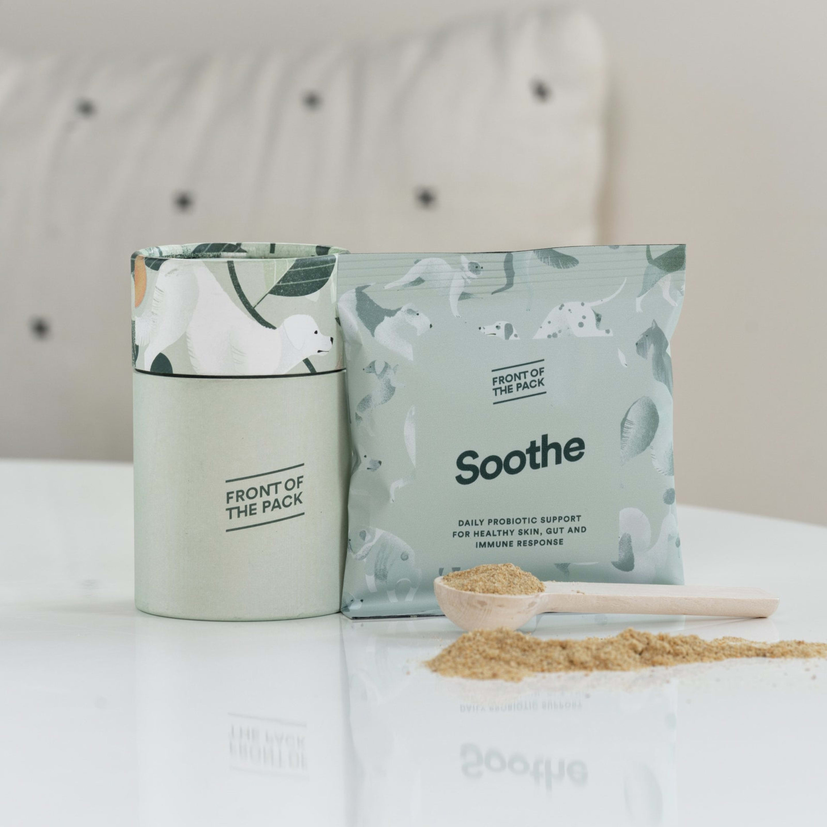 Front of the Pack Soothe pet supplement
