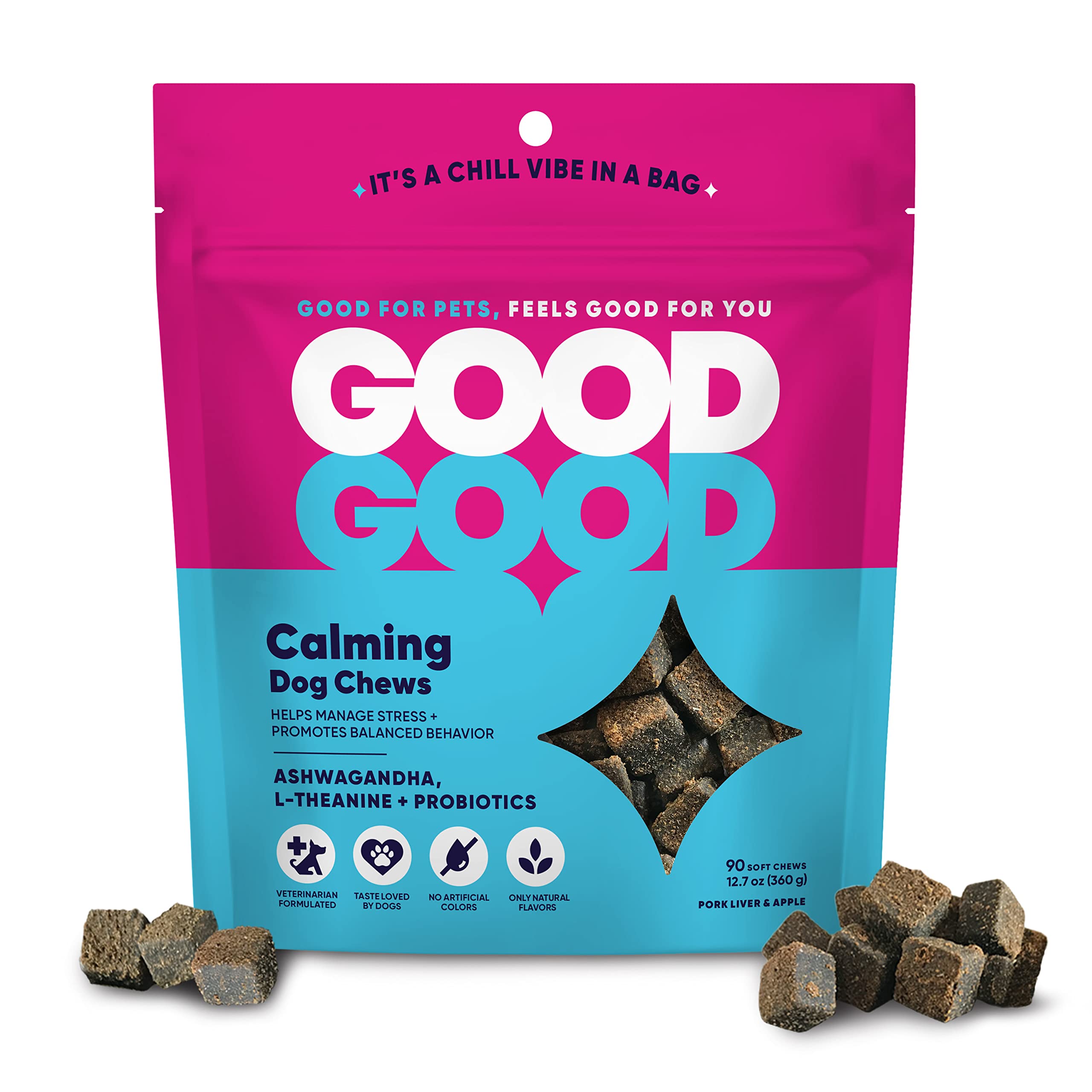 GoodGood Calming Chews for Dogs pet supplement