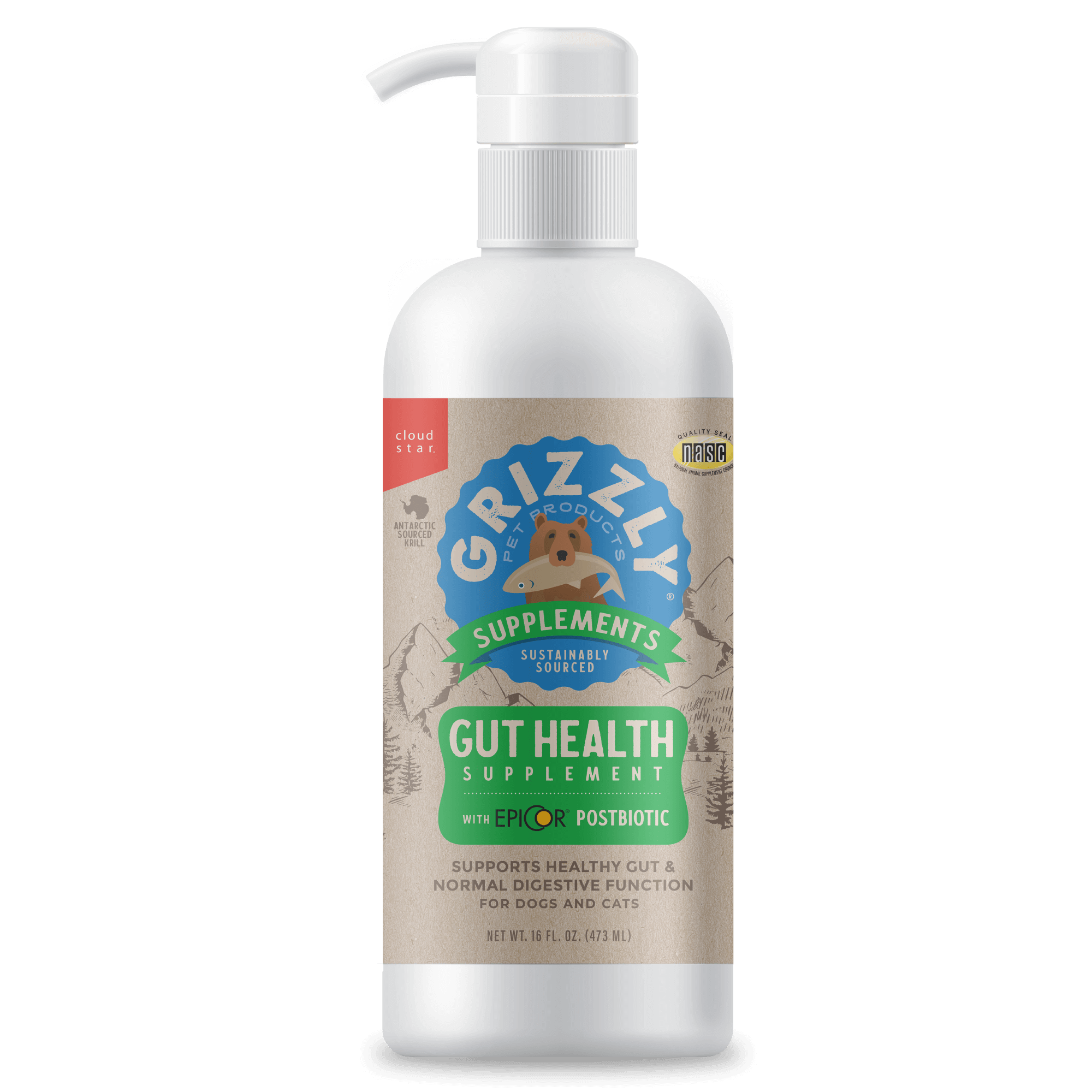 Grizzly Pet Products Super Digest Digestive Aid for Dogs & Cats digestive health supplement