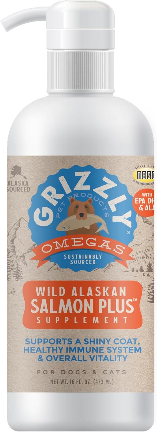 Grizzly Salmon Oil All-Natural Dog Supplement
