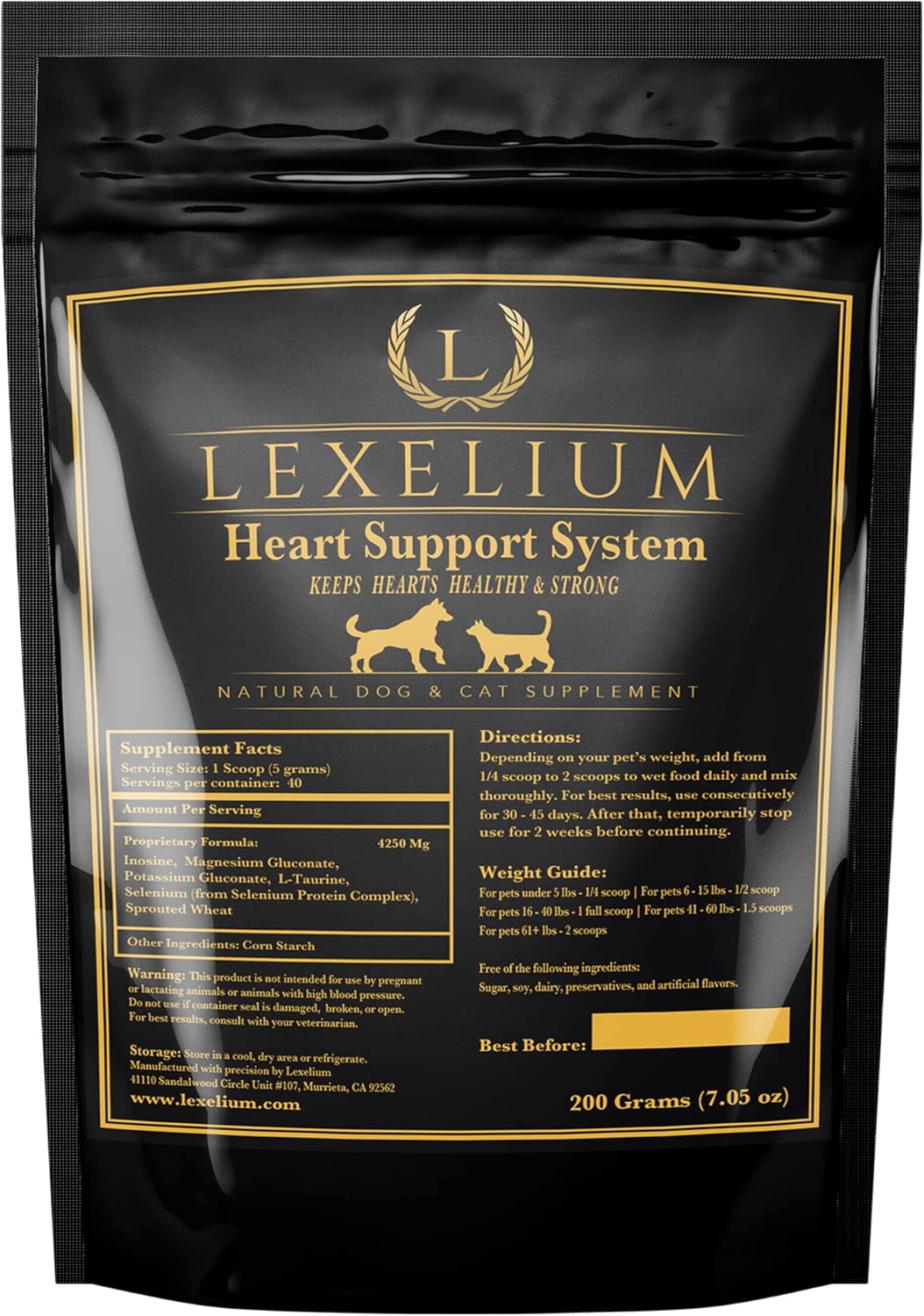 Heart Support System Dog & Cat Supplement pet supplement