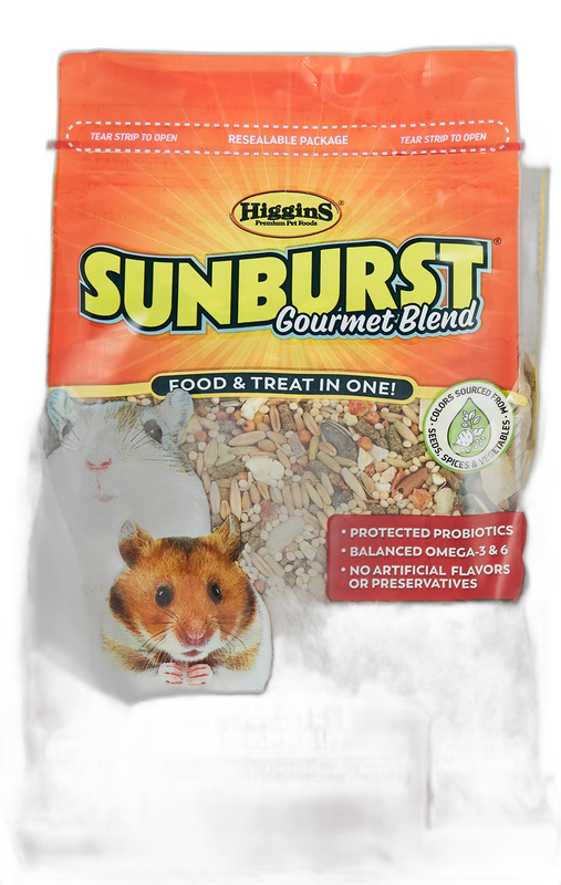 Higgins Sunburst Gourmet Hamster Food pet supplement