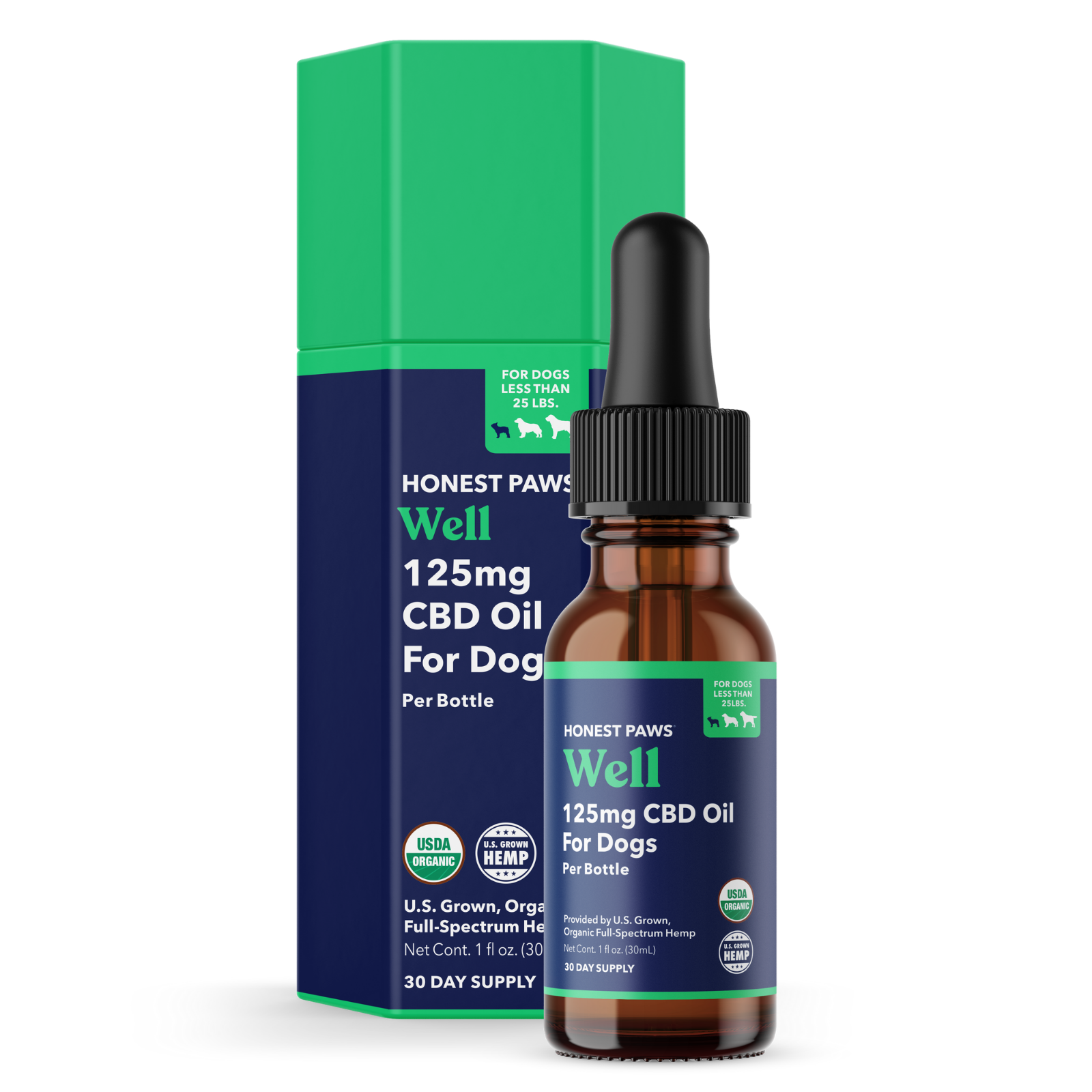 Honest Paws Well CBD Oil for Dogs pet supplement