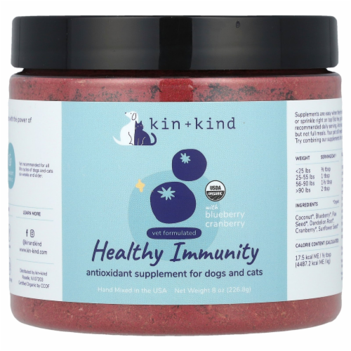 Kin+Kind Healthy Immunity Blueberry Cranberry