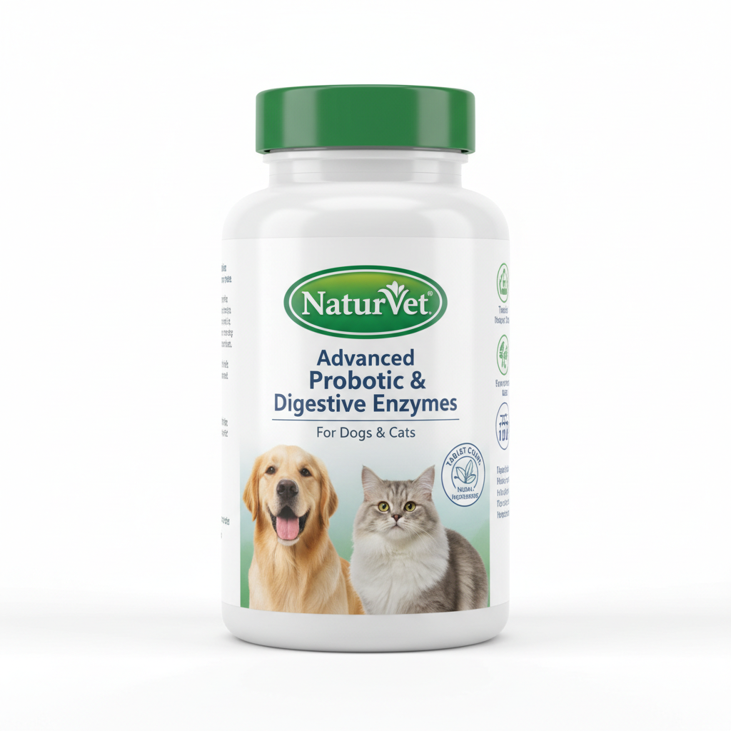 NaturVet Brewers Yeast with Garlic for Dogs & Cats