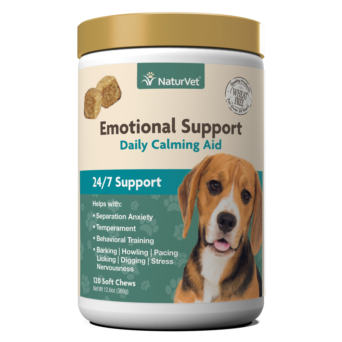 NaturVet Emotional Support Calming Aid for Dogs pet supplement