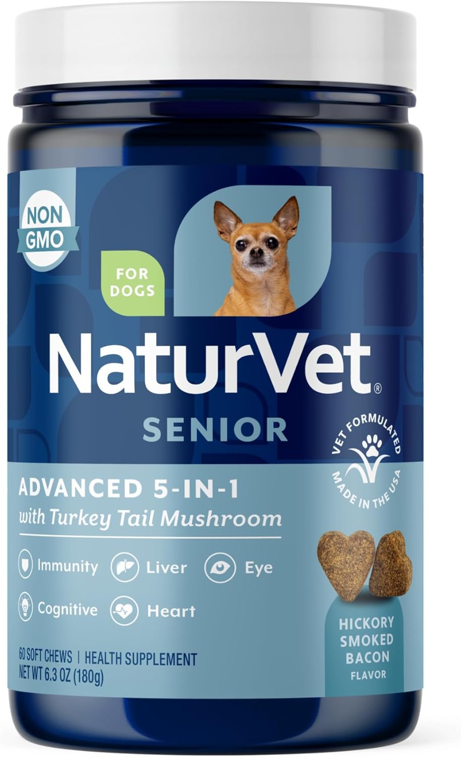 NaturVet Heart Health Soft Chews pet supplement