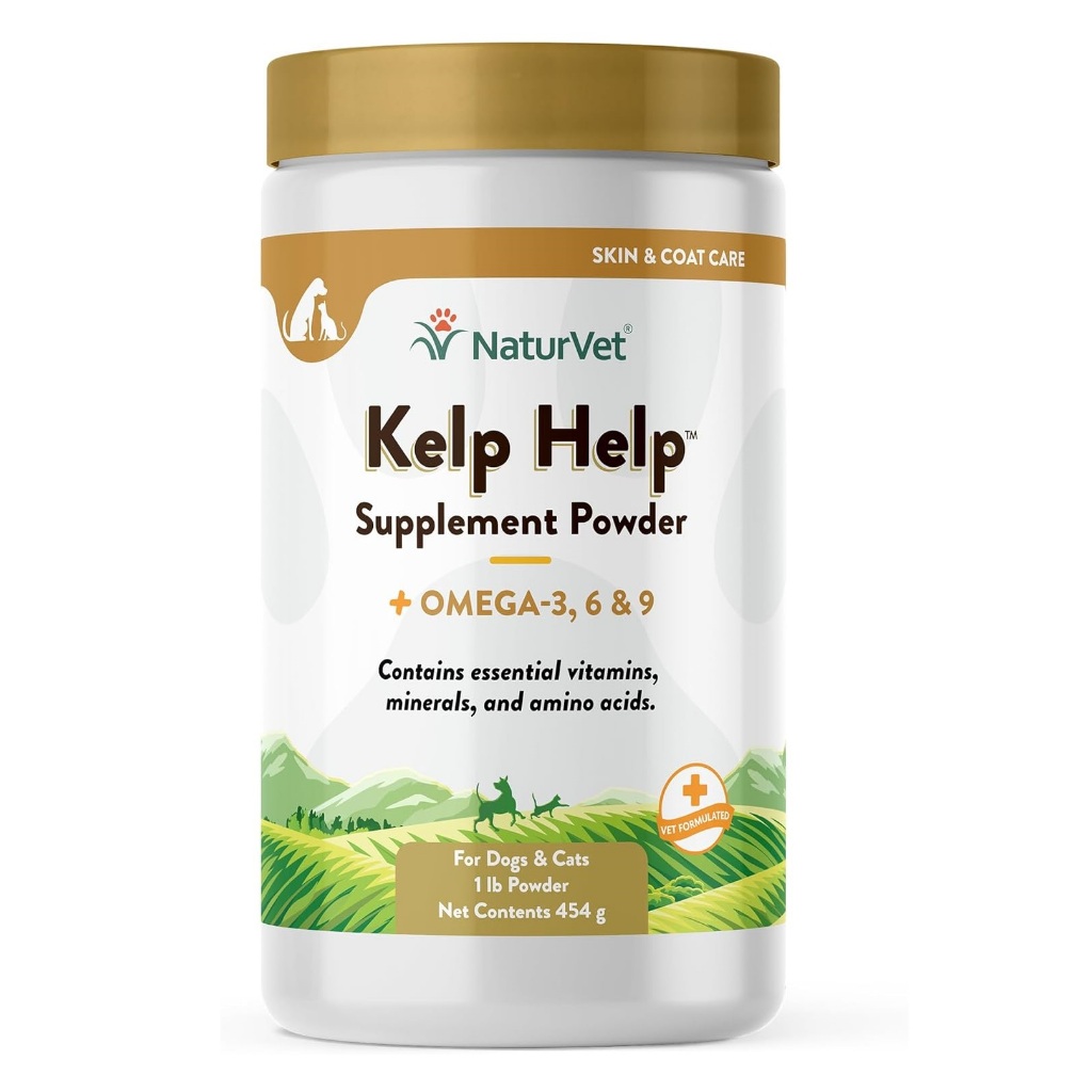 NaturVet Kelp Help Plus Omegas Skin & Coat Supplement pet supplement