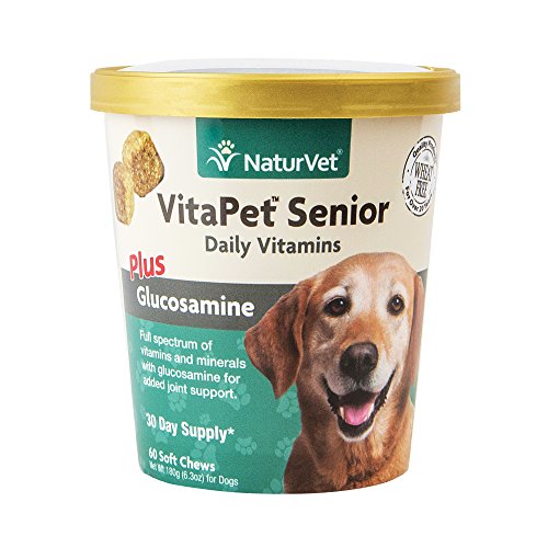 NaturVet Older Dog Senior Formula Plus Glucosamine Level 2 Soft Chews pet supplement