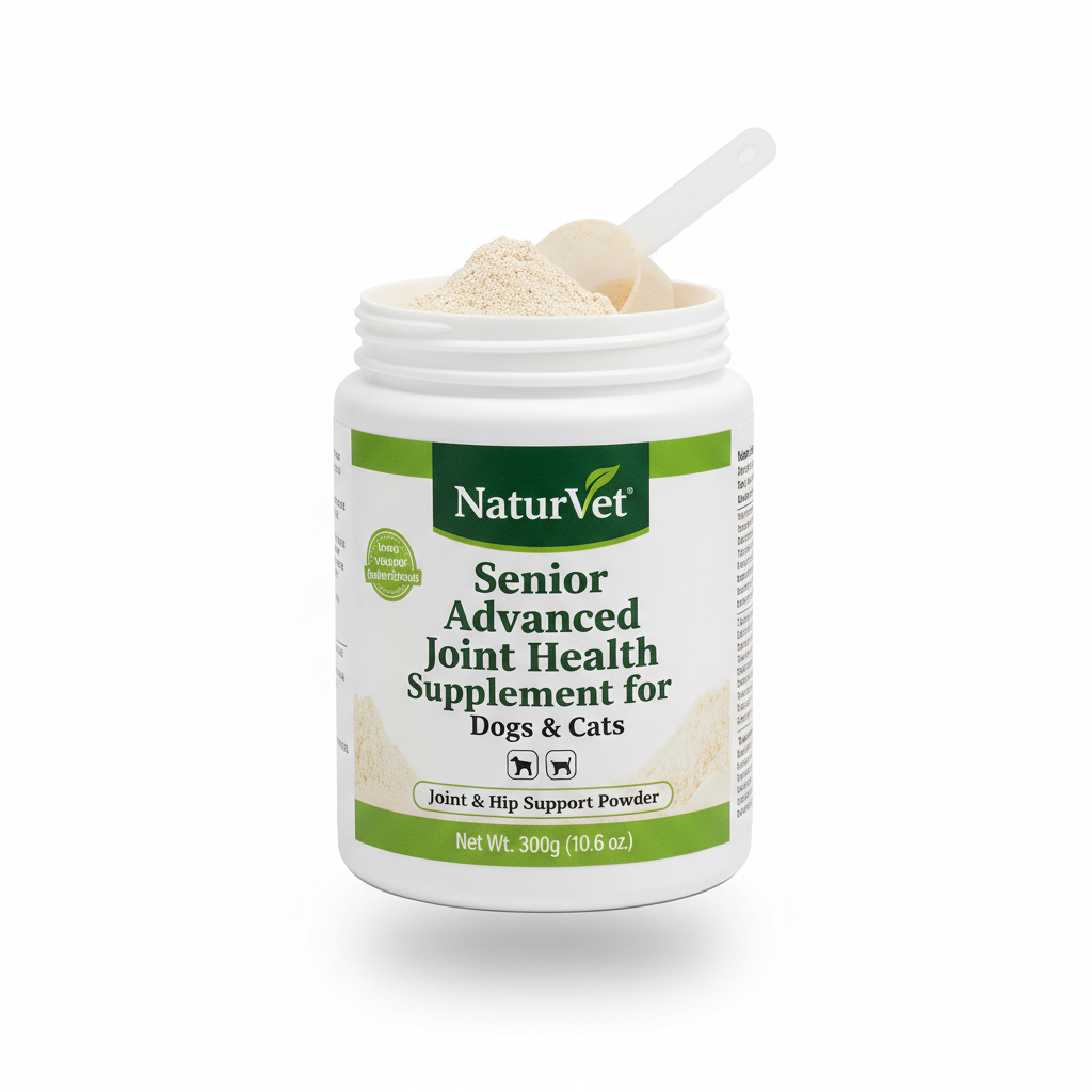NaturVet Senior Advanced Joint Health Supplement for Dogs & Cats