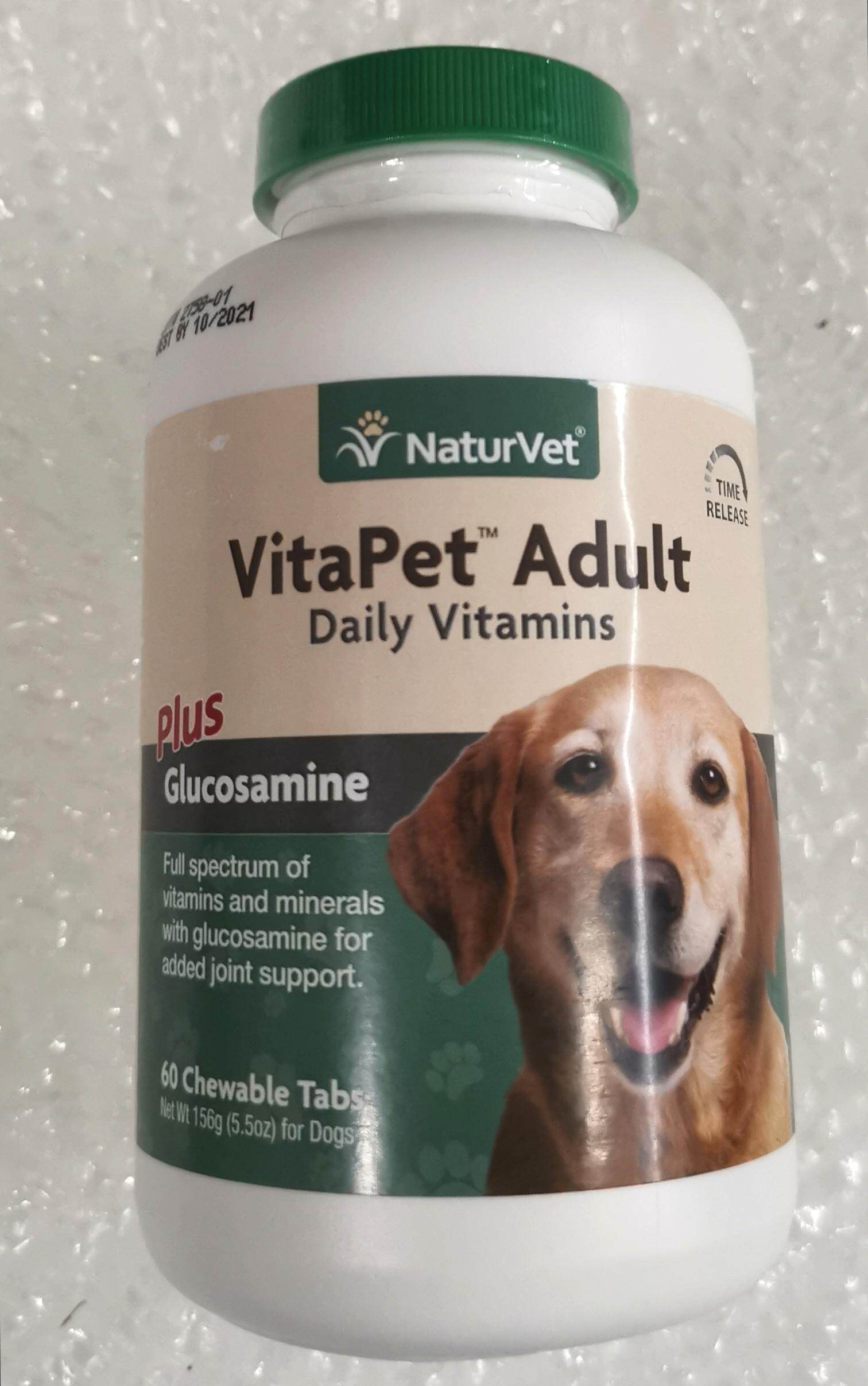 NaturVet VitaPet Adult Daily Vitamins Plus Glucosamine