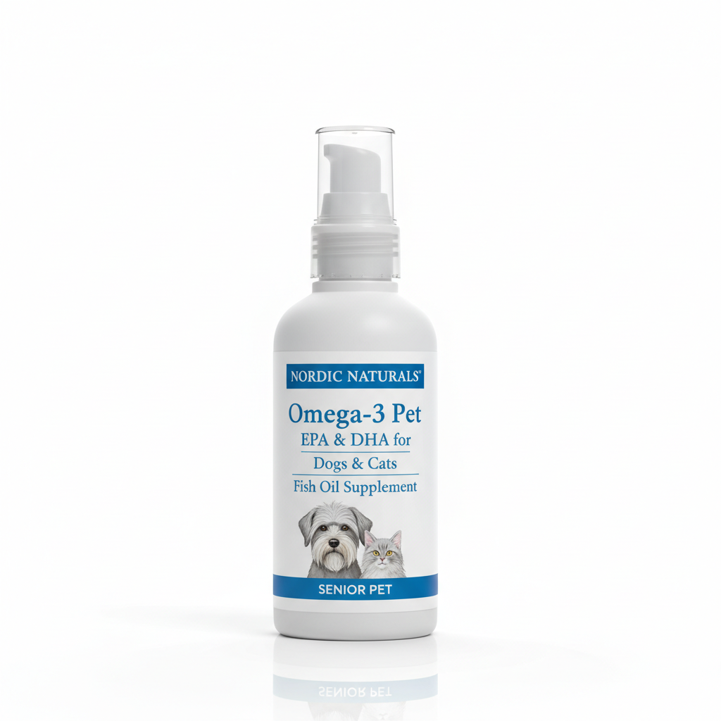 Nordic Naturals Omega-3 Pet, EPA & DHA for Dogs & Cats - Fish Oil Supplement