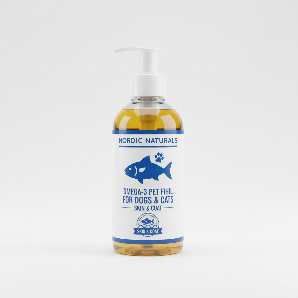 Nordic Naturals Omega-3 Pet Fish Oil for Dogs & Cats