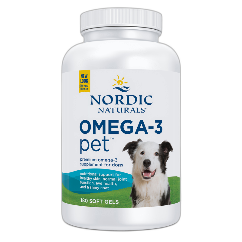 Nordic Naturals Omega-3 Pet dog skin & coat supplement