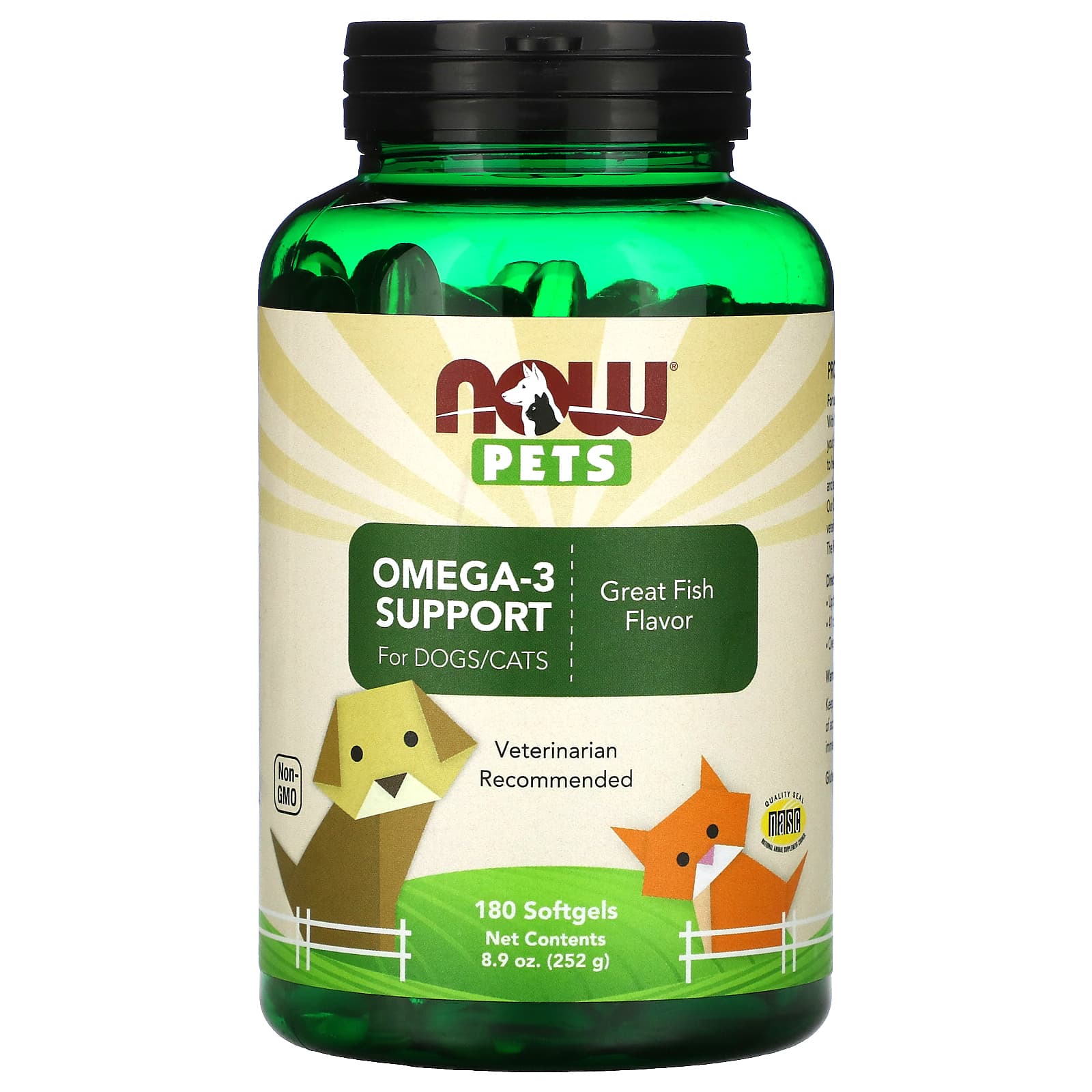 NOW Pets Senior Support Powder - Comprehensive Wellness for Aging Dogs & Cats senior pet supplement