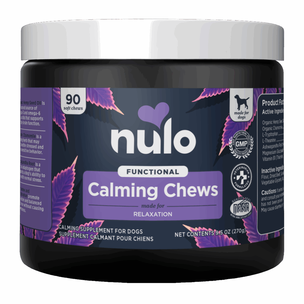 Nulo Functional Calming Support Soft Chews for Dogs pet supplement