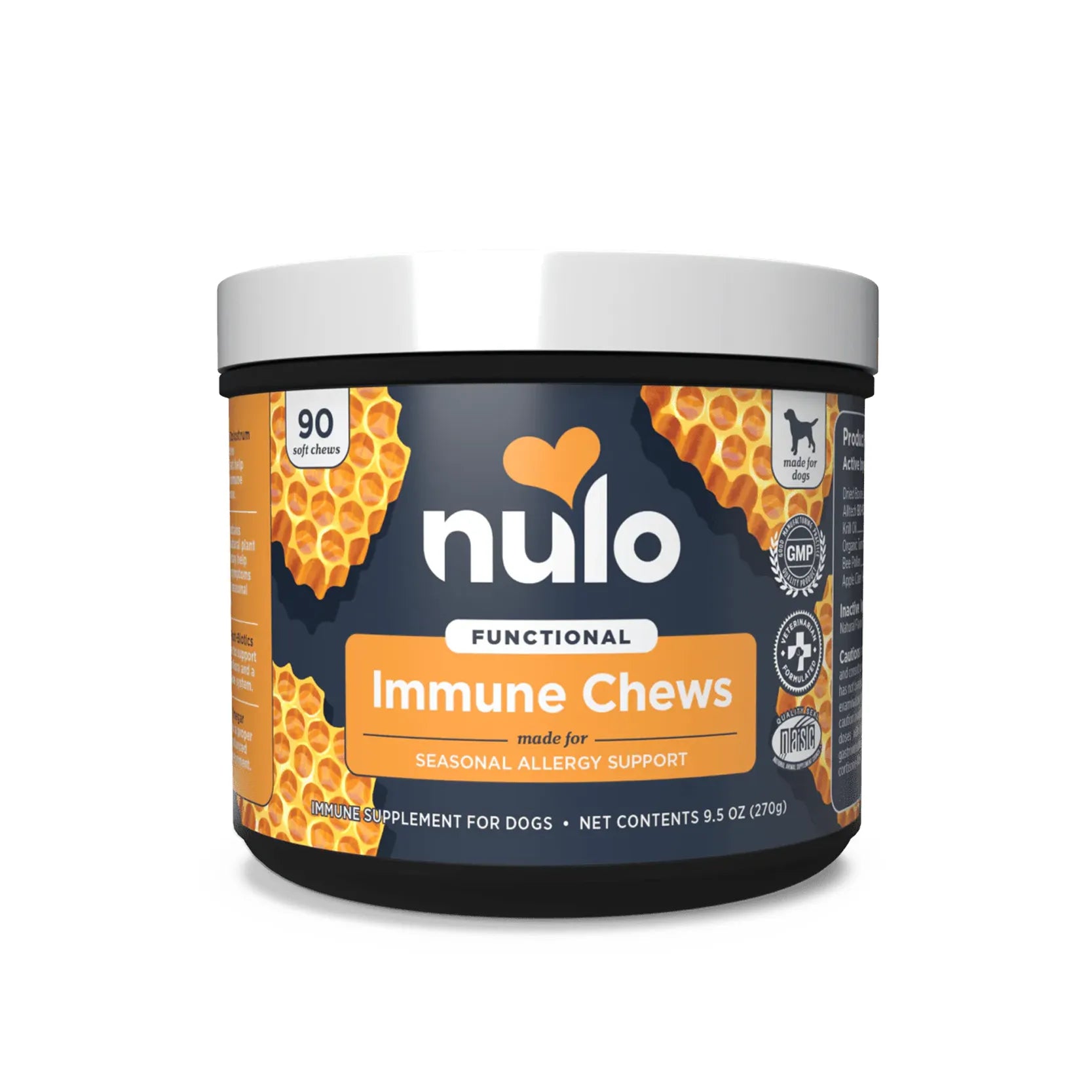 Nulo Functional Supplements Multivitamin for Dogs - Immune & Digestive Support - 90 Soft Chews pet supplement