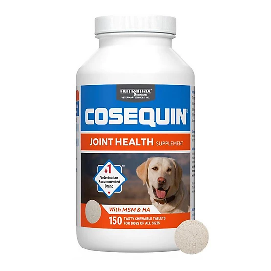 Nutramax Cosequin Maximum Strength Plus MSM & HA for Dogs pet supplement