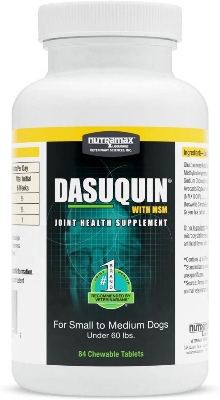 Nutramax Laboratories Dasuquin with MSM Chewable Tablets for Small to Medium Dogs