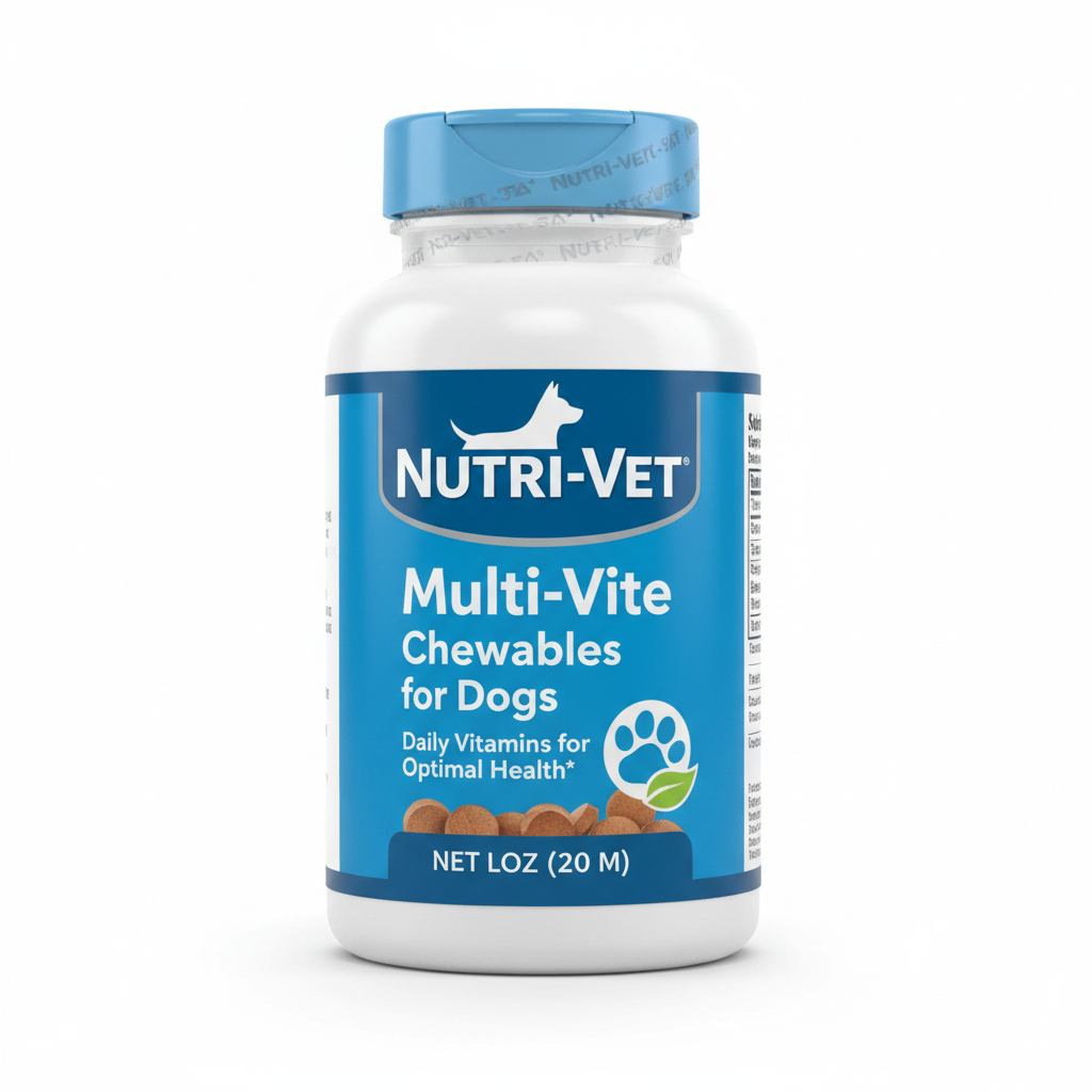 Nutri-Vet Multi-Vite Chewables for Dogs - Daily Vitamins for Optimal Health