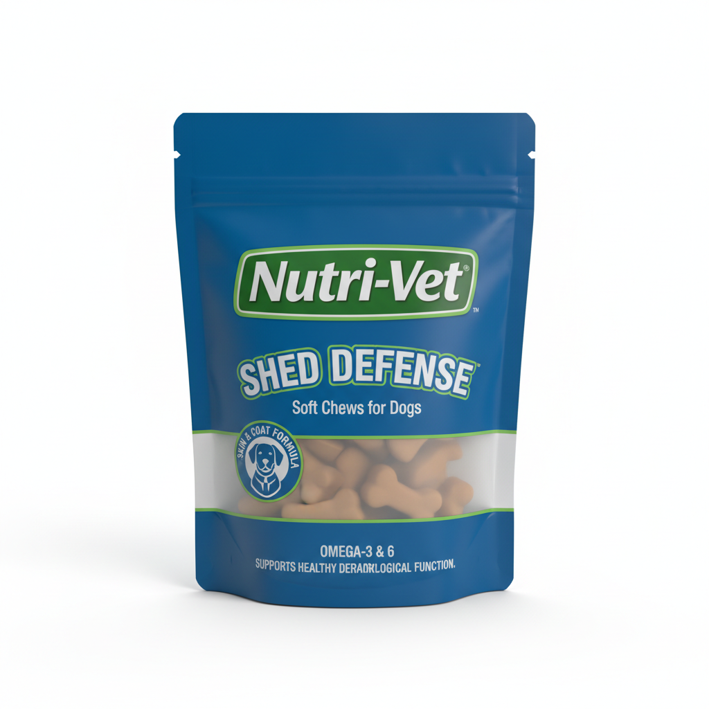 Nutri-Vet Shed Defense Soft Chews for Dogs