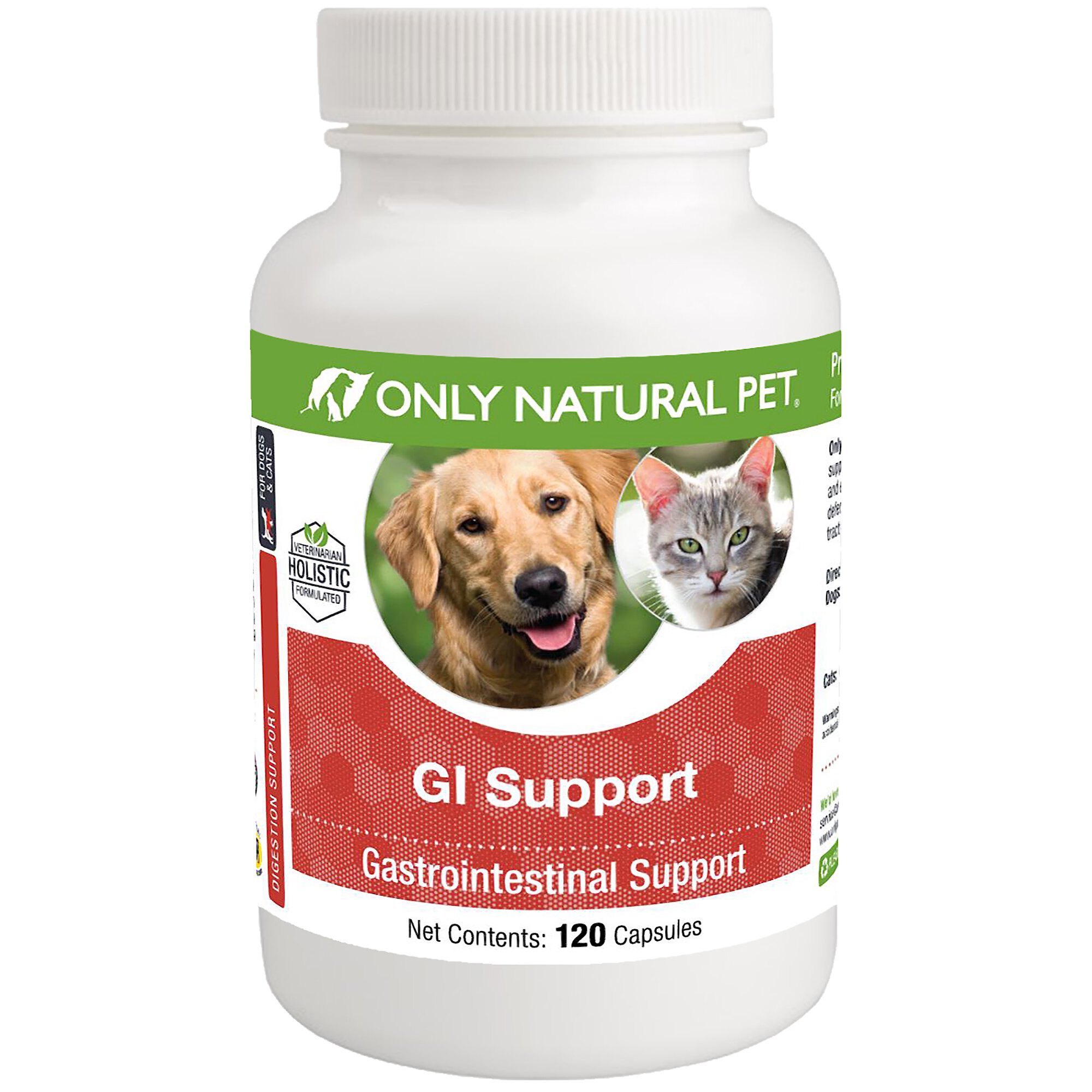 Only Natural Pet GI Support - Digestive Enzymes & Probiotics for Cats