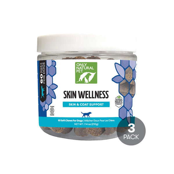 Only Natural Pet Pure & Clean Skin & Coat Soft Chews for Dogs skin & coat supplement