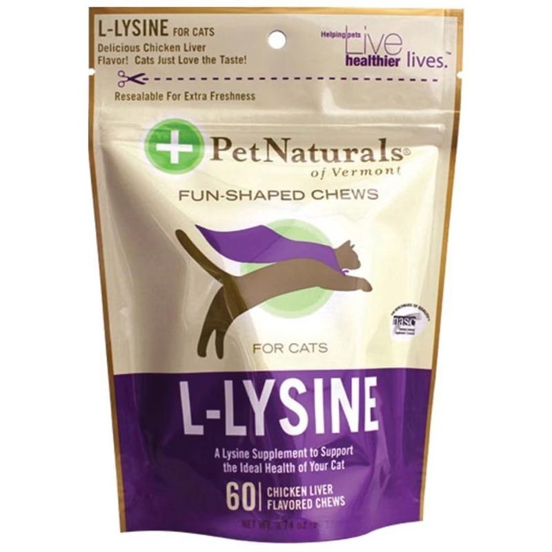 Pet Naturals L-Lysine Chews for Cats pet supplement