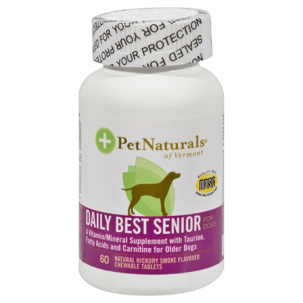 Pet Naturals of Vermont Daily Best for Dogs - Senior Multi-Vitamin senior pet supplement