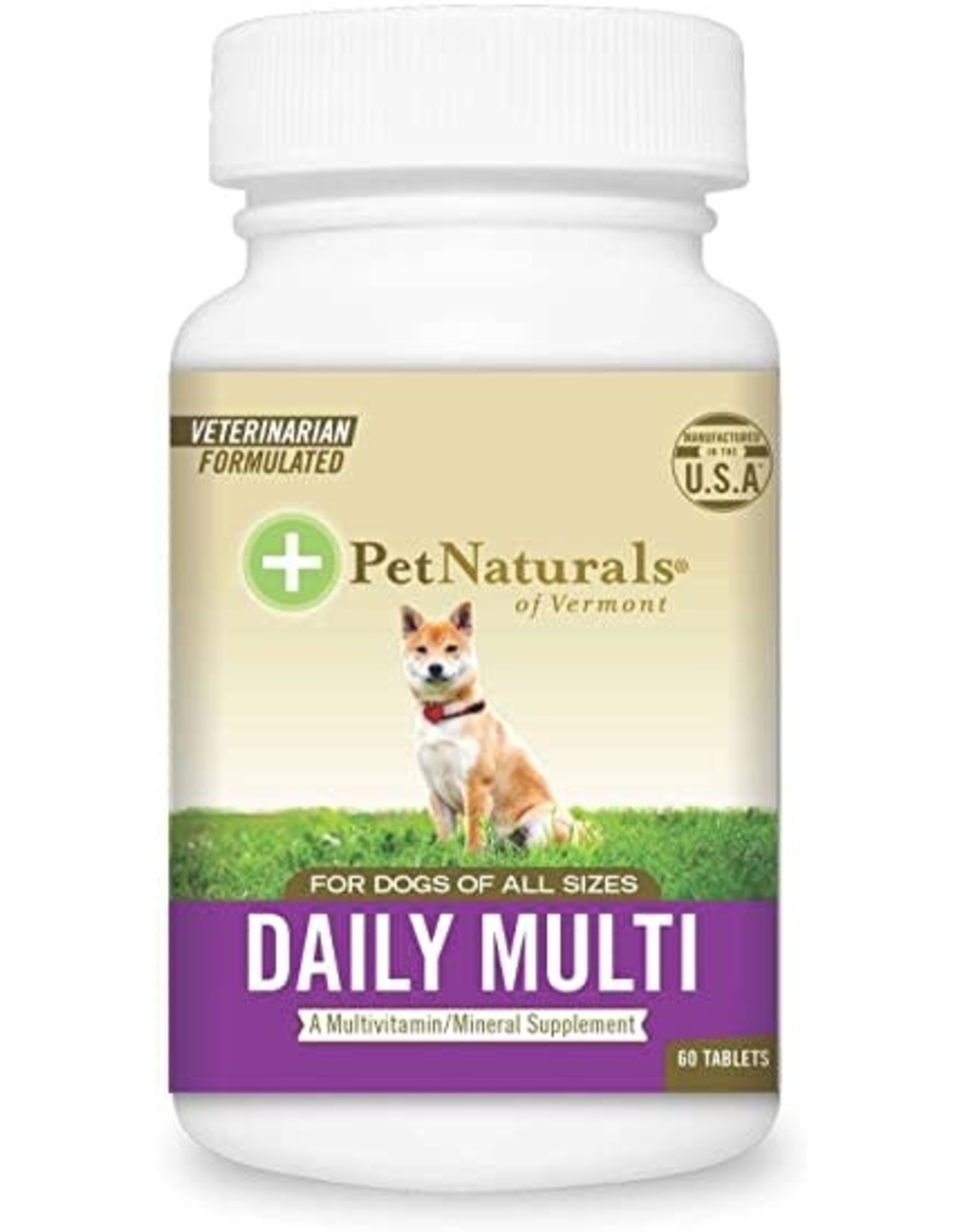 Pet Naturals of Vermont Daily Multi for Dogs - Comprehensive Vitamin & Mineral Support - 60 Chews pet supplement
