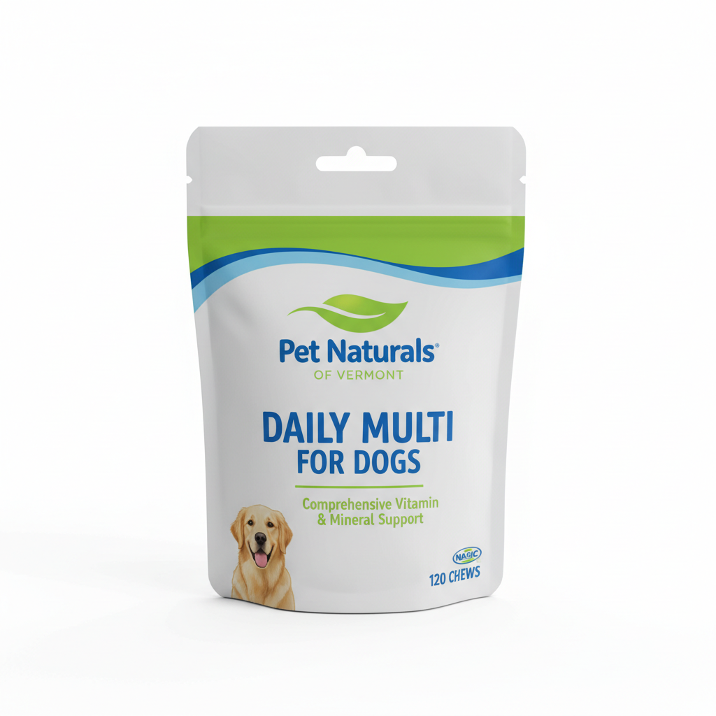 Pet Naturals of Vermont Daily Multi for Dogs - Comprehensive Vitamin & Mineral Support