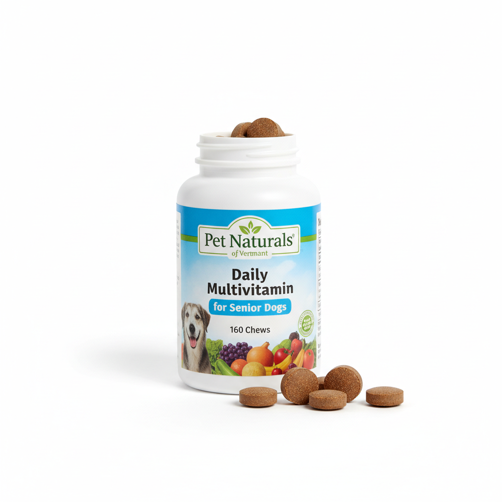 Pet Naturals of Vermont - Daily Multivitamin for Senior Dogs, 160 Chews by Pet Naturals
