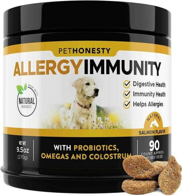 PetHonesty Advanced Allergy & Immune Supplement for Dogs - Salmon pet supplement