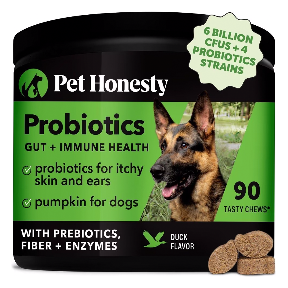 PetHonesty Digestive Probiotics MAX Strength for Dogs digestive health supplement